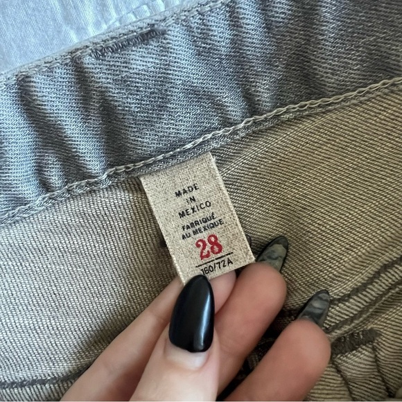 RRL - Ralph Lauren - Stretch High Skinny Jeans - Distressed Grey Wash - Picture 6 of 13